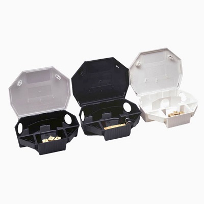 31101 Aegis Clear View Bait Station 12 Pack Mouse Trap